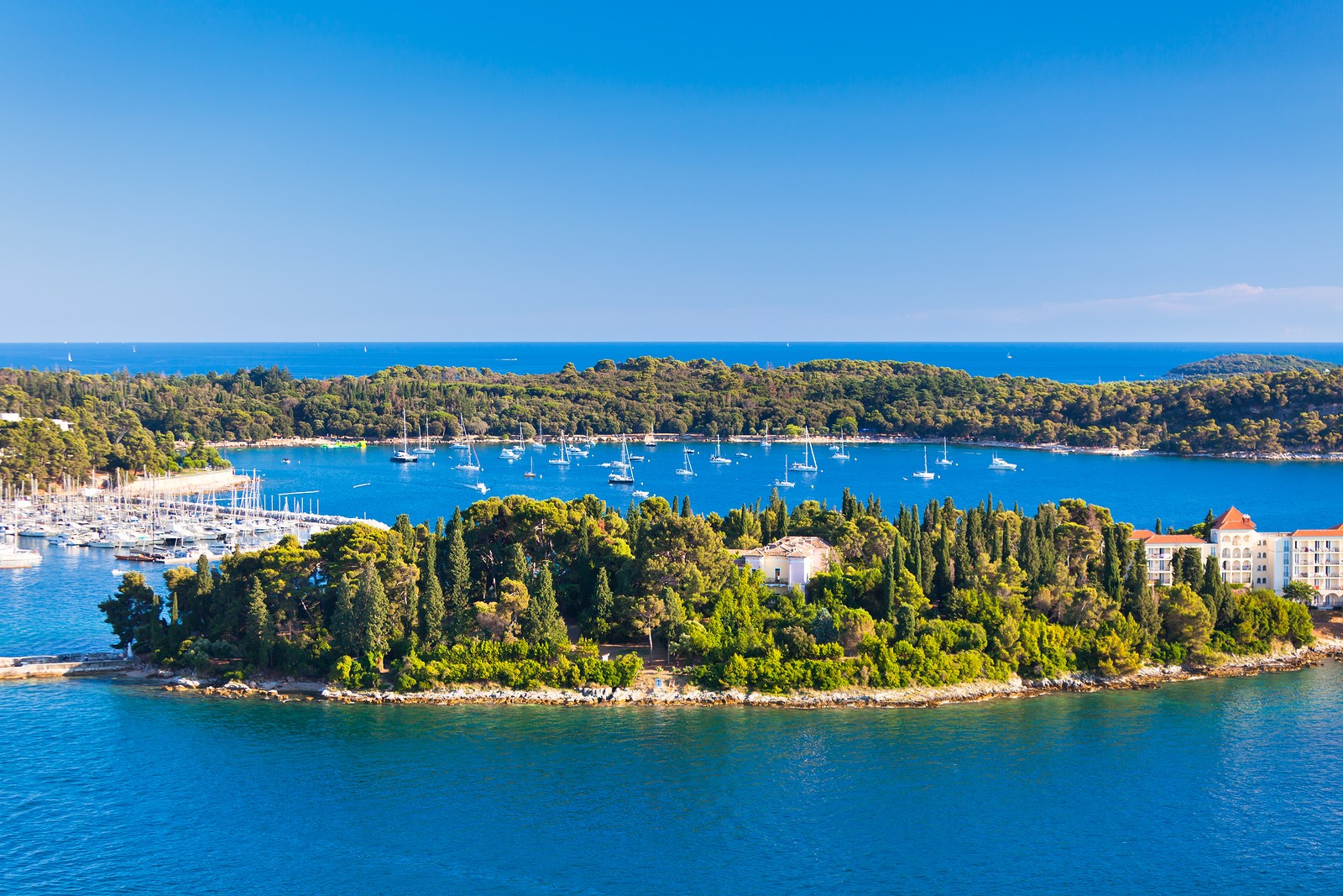 Aerial View from Rovinj Belfry